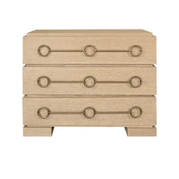 Blair 42" Cerused Oak Wood Chest/Cabinet