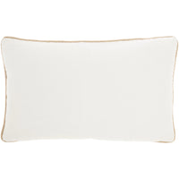 Juni Ivory & Gold Throw Pillow (2 Sizes Available)