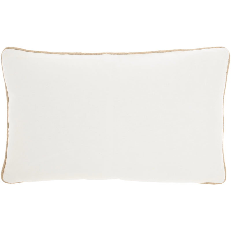 Juni Ivory & Gold Throw Pillow (2 Sizes Available)