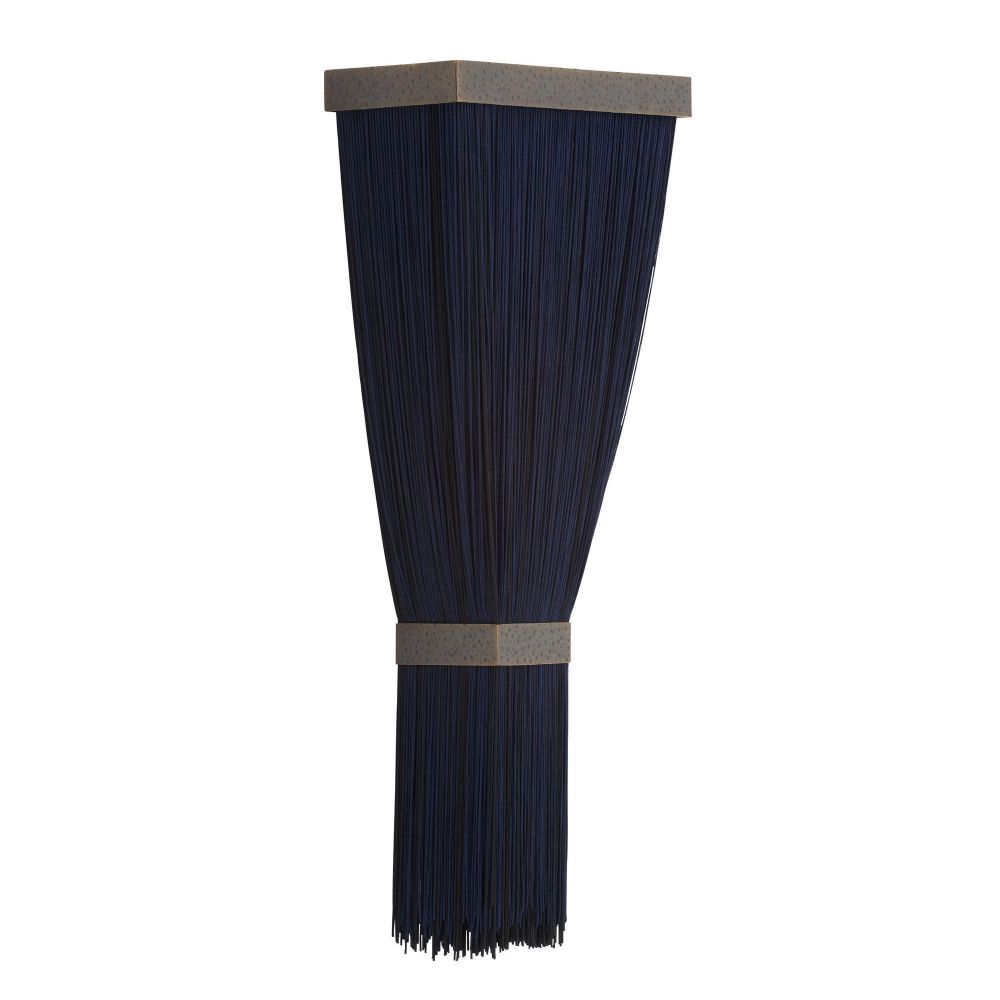 Jenessa Navy Silk Tassel Sconce