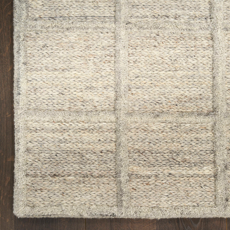 Marian Silver Wool Area Rug