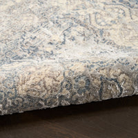 Delphine Blue Plush Area Rug