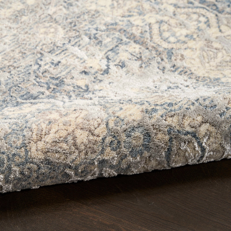 Delphine Blue Plush Area Rug