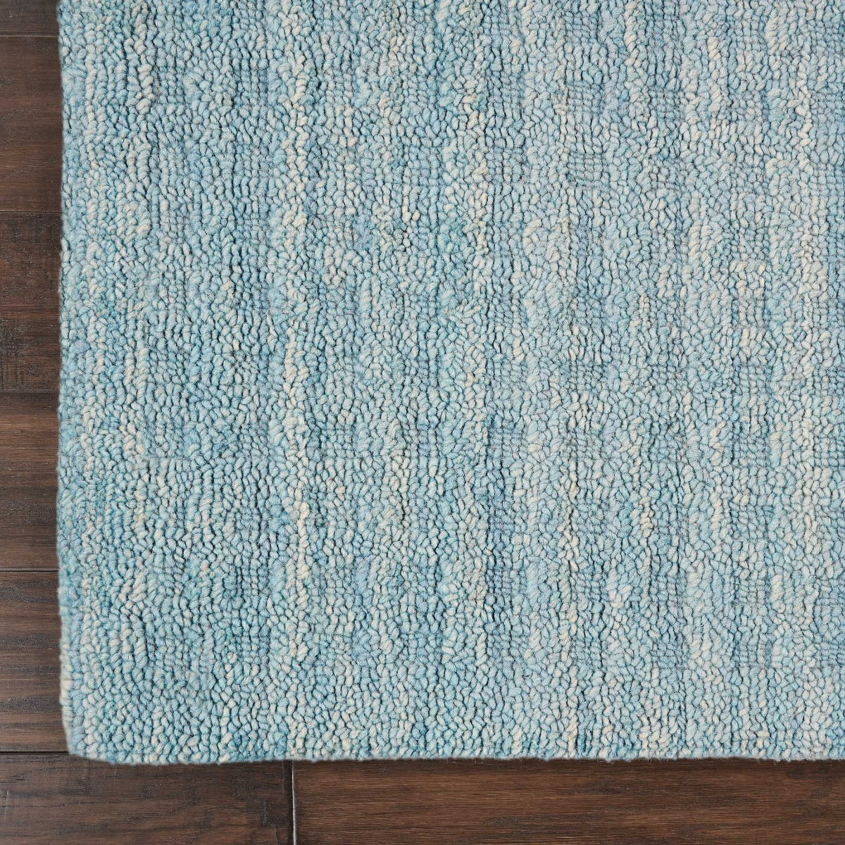 Melinda Sky Blue Wool Area Rug