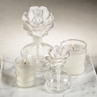 Grand Casablanca Magnolia Petals Porcelain Diffuser - 2 Sizes Avalable (Set of 4)