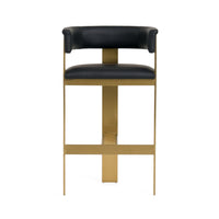 Divine Modern Black & Gold Barstool