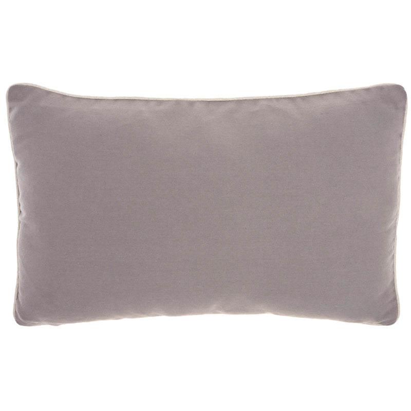 Juni Charcoal & Pewter Throw Pillow (2 Sizes Available)