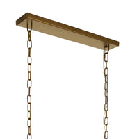 Ova 38.5" Antique Brass Multi-Drop Chandelier