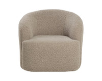 Fuwari Shearling Swivel Accent Chair