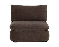 Oressa Brown Modular Armless Chair