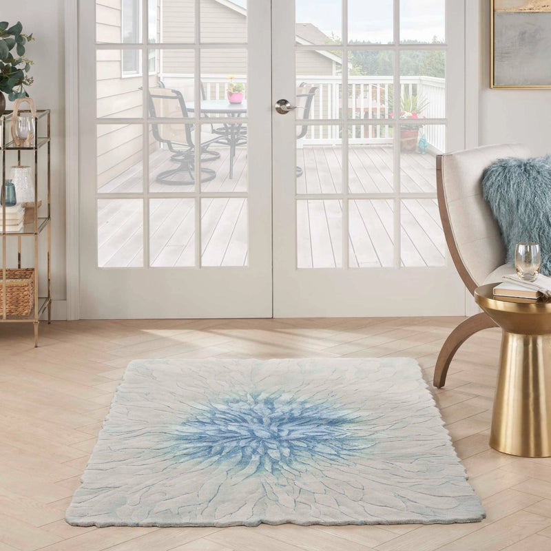 Vivid Blue Area Rug