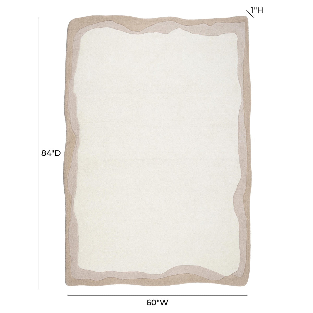 Torrence Curves Tan & Natural Area Rug