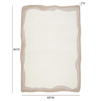 Torrence Curves Tan & Natural Area Rug