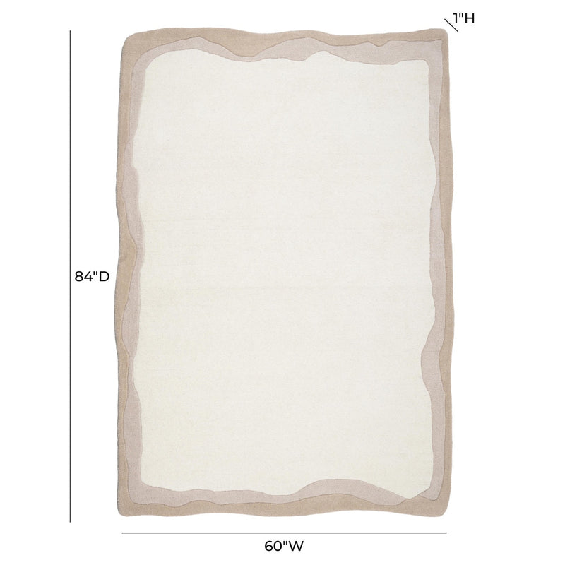 Torrence Curves Tan & Natural Area Rug