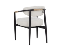 Marita Cream & Black Indoor/Outdoor Armchair