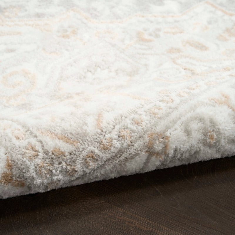 Marisol Floral Vine Light Grey Area Rug