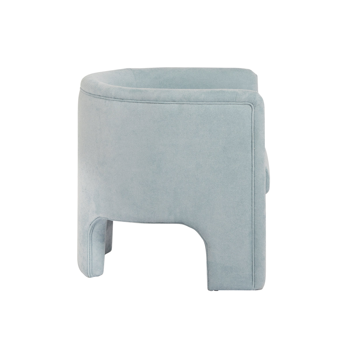 Georgina Chenille Light Blue Accent Chair