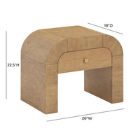 Lamisa Natural Nightstand