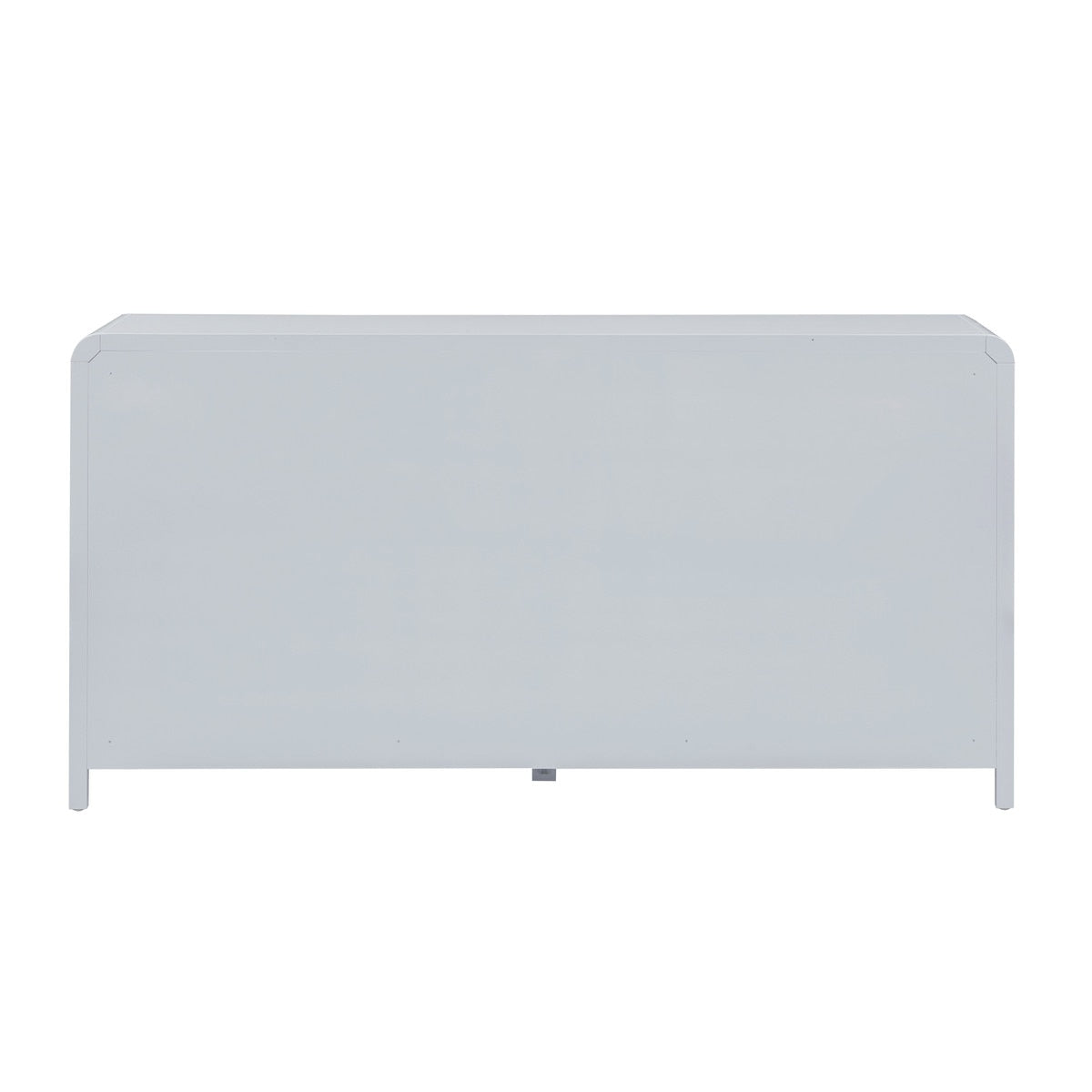 Ameline Pastel Blue Rattan 6 Drawer Dresser