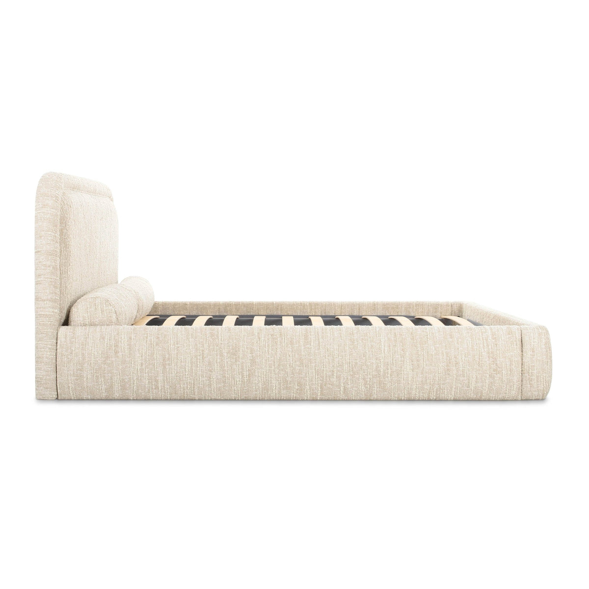 Murielle Taupe Textured Performance Boucle Bed