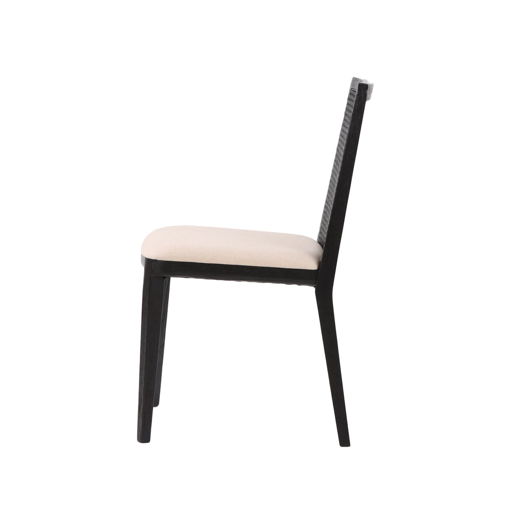 Cane Black Dining Chair (Set of 2)