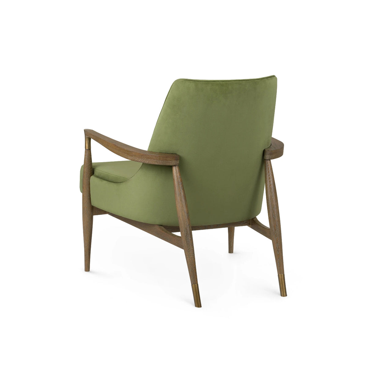 Livia Forest Green Velvet Accent Chair