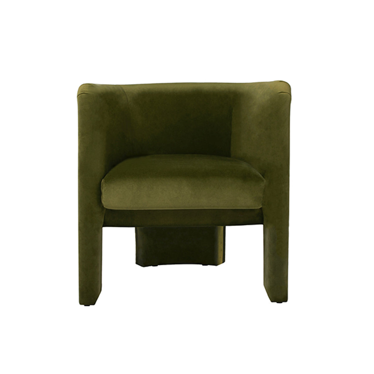 Georgina Velvet Olive Accent Chair