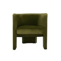 Georgina Velvet Olive Accent Chair