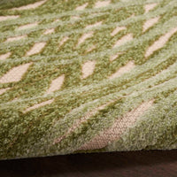 Annitra Indoor/Outdoor Ivory & Green Area Rug - Elegance Collection