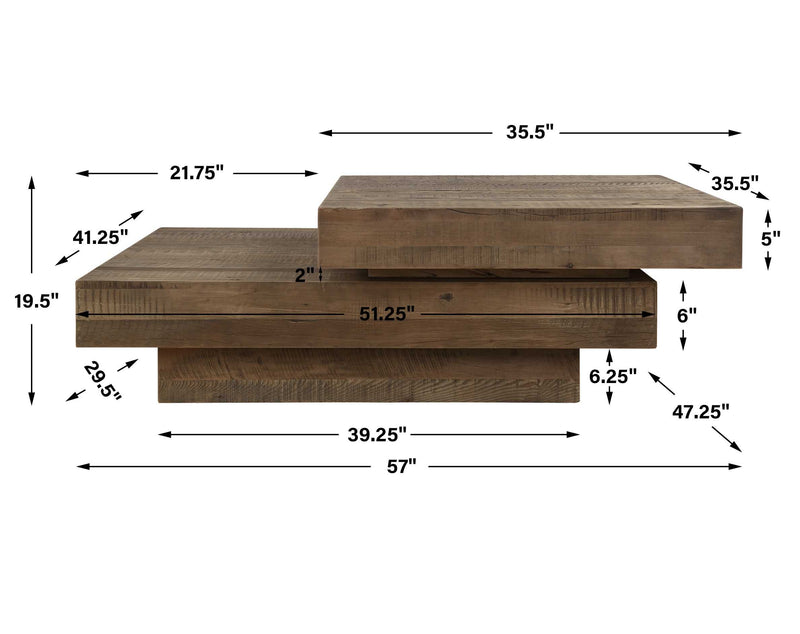 Soma Reclaimed Oak Coffee Table