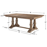 Kesia 76" Dining Table