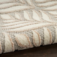 Annitra Indoor/Outdoor Ivory & Grey Patterned Area Rug - Elegance Collection