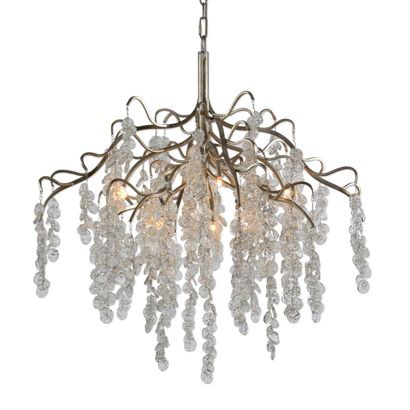 Boreas Silver Champagne Chandelier (Available in 2 Sizes)