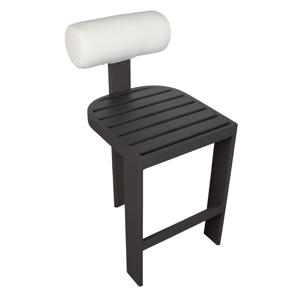 Verah White Outdoor Bar Stool