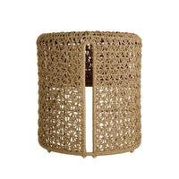 Iggy Tan Crisscross Rattan Outdoor Chair