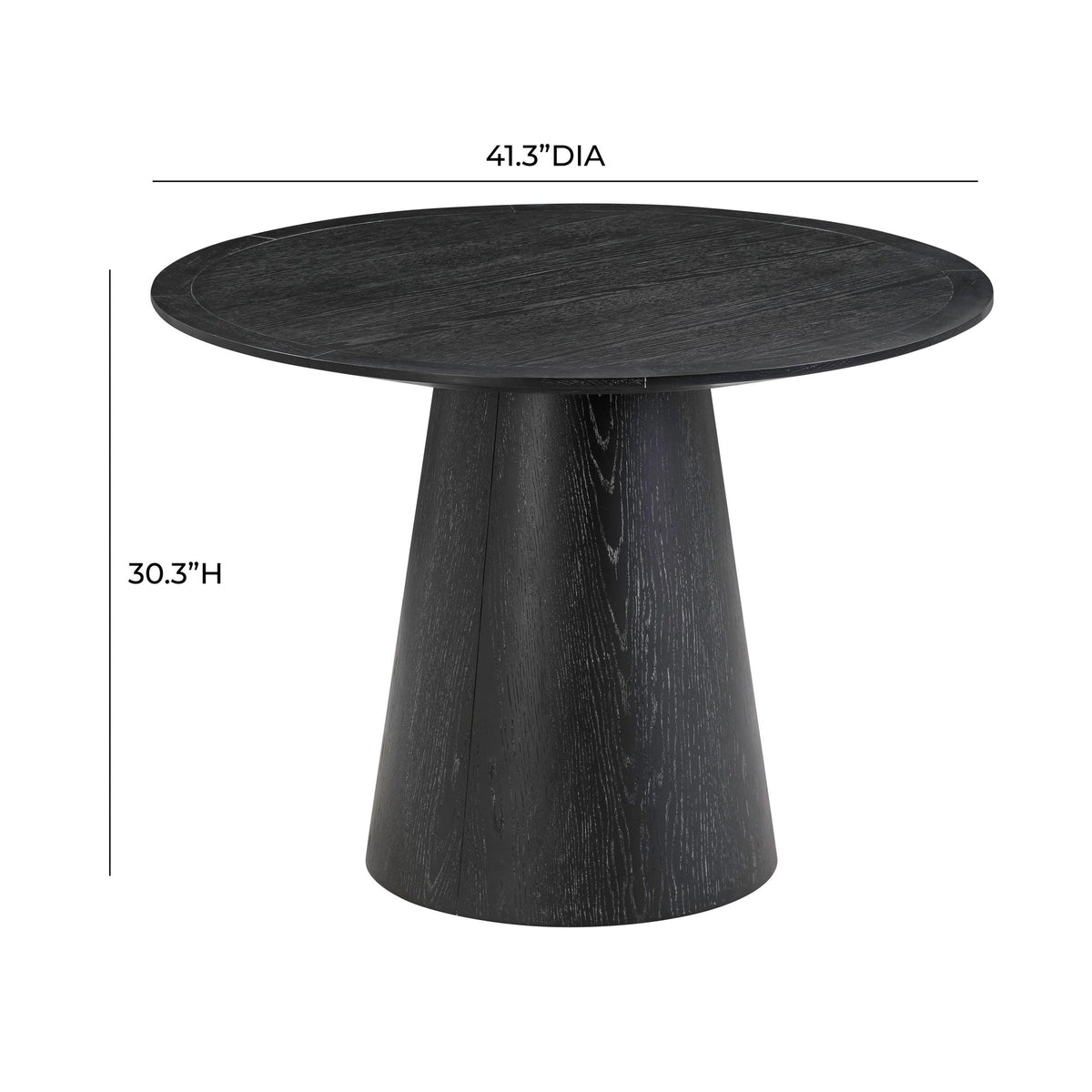 Sammi Round Oak Dining Table (2 Sizes Available 41"-60")