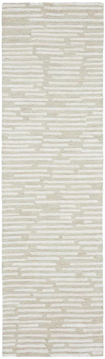 Delilah Ivory Silky Luxcelle & Wool Area Rug