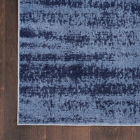 Ainslee Indoor/Outdoor Blue Denim Area Rug - Elegance Collection