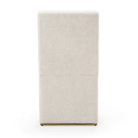 Alodia Modern Beige & Gold Dining Chair (Set of 2)