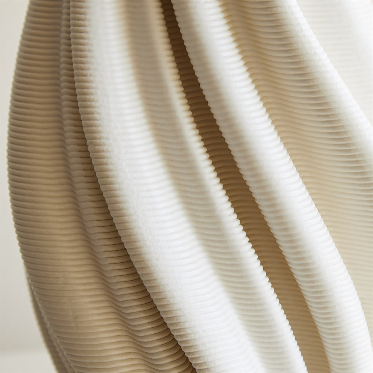 Twist White Matte Vase (2 Sizes Available)