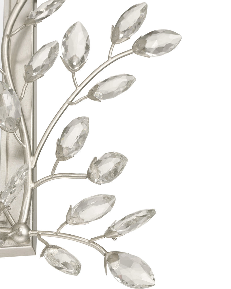 Forget-Me-Not Silver Rectangular Mirror