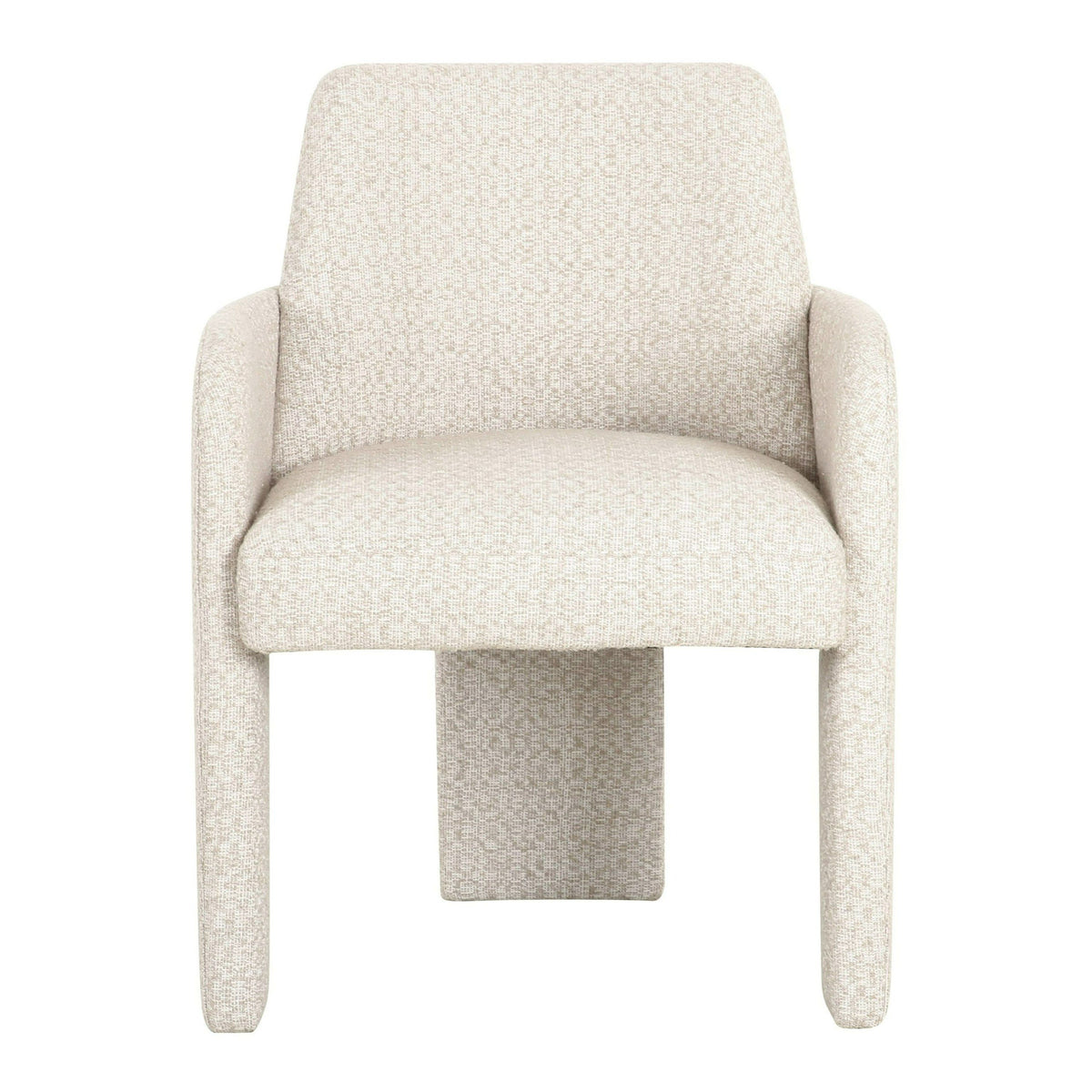 Claude Modern Beige Fabric Dining Chair