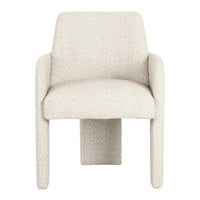 Claude Modern Beige Fabric Dining Chair