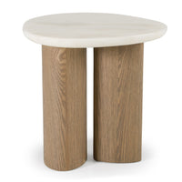 Olin Modern 3-Piece Buckwheat + Onyx Nesting Coffee Table Set