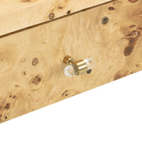 Ada 54" Natural Burl Console Table