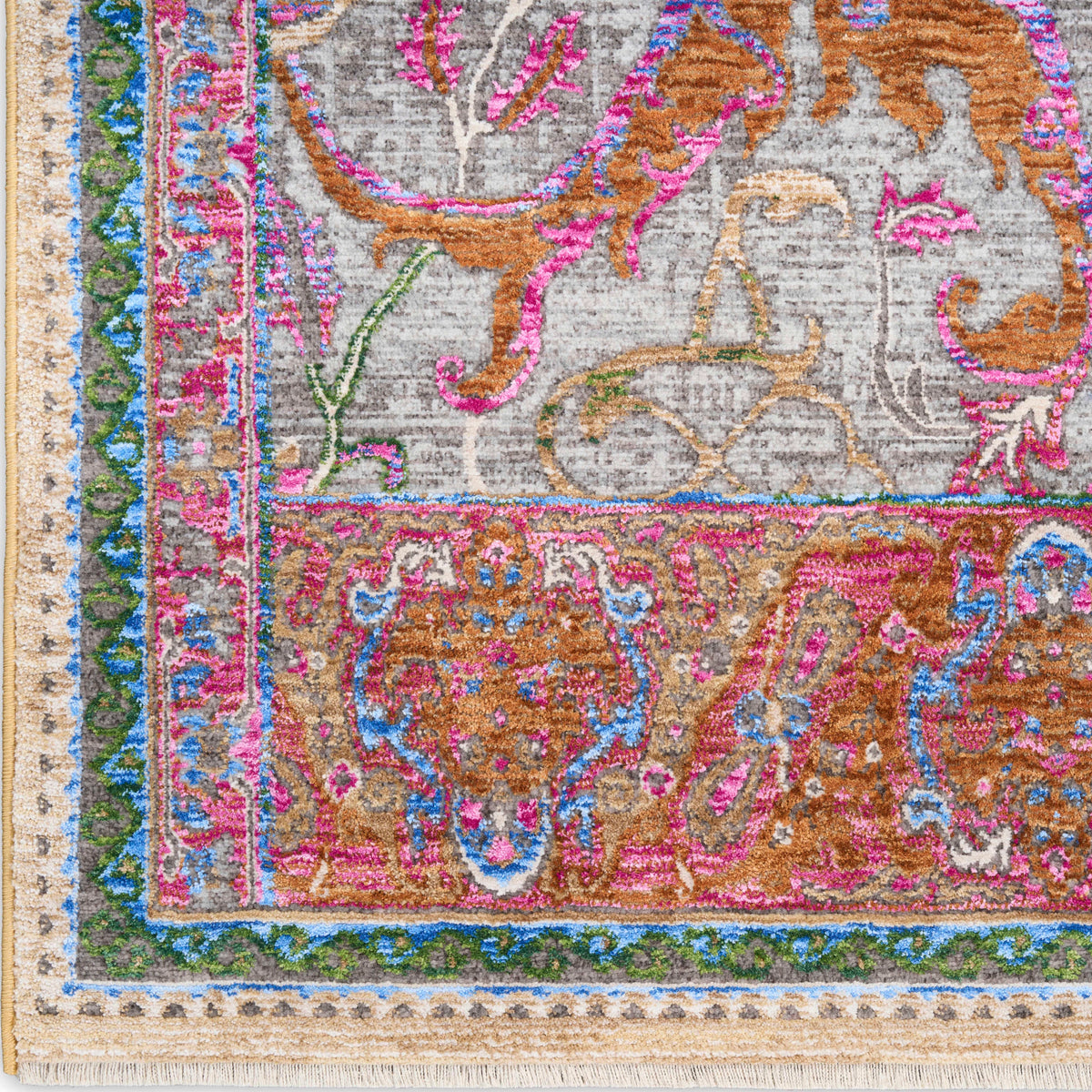 Paris Pink Multicolour Area Rug