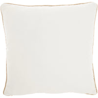 Juni Ivory & Gold Throw Pillow (2 Sizes Available)