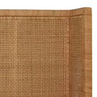 Ottilie Winged Wrapped Rattan Bed