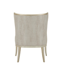 Garson Silver Leaf & Fresh Fine Linen Accent Chair