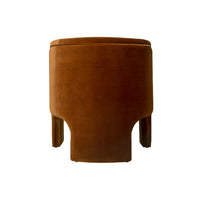 Georgina Velvet Rust Accent Chair